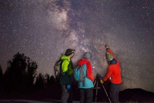 Kananaskis Winter Stargazing Guided  Snowshoe Tour