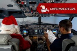 Picture of Boeing 737 Flight Simulator - 1 hour - Christmas Special