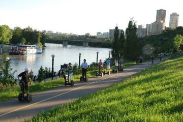 North Saskatchewan River, Louise McKinney Park, Edmonton Segway Tour Explore the North Saskatchewan River and Louise McKinney Park on the Edmonton Segway Tour