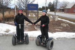 Winter tour by Segway at Henry of Pelham Winery