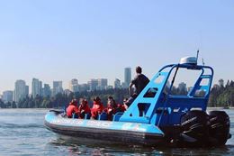 Picture of Granite Falls Vancouver Zodiac Boat Tour.