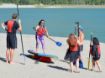 Private Group SUP Lesson at Kananaskis, Alberta.