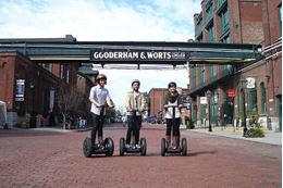 Toronto tour of Distillery District guided Segway