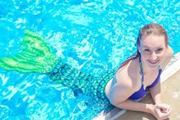 Quebec City swim like a mermaid aqua fitness class 