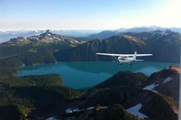 Experience a Sea to Sky Scenic Flight from Squamish BC over BC backcountry.