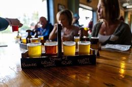 craft beer on Calgary breweries tour to Cochrane