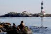 Whale Watching Victoria BC seals lighthouse