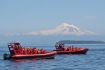 Open air boat on Vancouver Whale Watching Tour