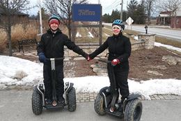 Niagara Winery Winter tour by Segway at Henry of Pelham Winery