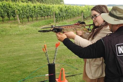 Learn to fire a crossbow , Niagara region