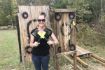 Axe throwing lesson with instructor near Niagara Falls.