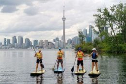 Stand Up Paddleboarding Lesson Toronto Islands