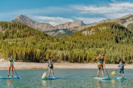 Kananaskis, Alberta, learn to SUP with Private Group Lesson