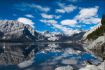 lake view and mountains on Kananaskis tour