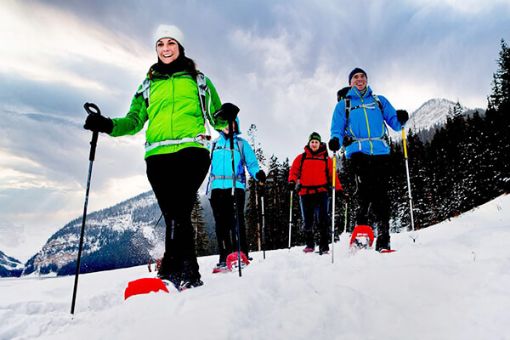 Kananaskis Valley guided snowshoe tour