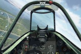 Virtual Reality Spitfire flight simulator experience Calgary
