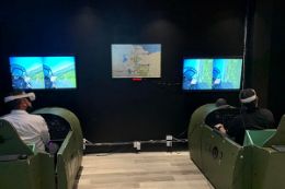 Virtual Reality experience Calgary Spitfire  dual fighter planes