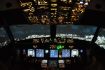 Calgary Flight Simulator , Boeing 737 Jet night flight