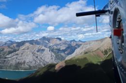 helicopter tour Rocky Mountains 6 Glaciers bucket list gift