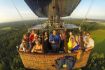 Ottawa hot air balloon basket with passengers