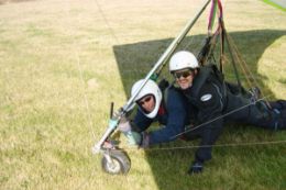 Hang gliding tandem experience, Toronto take-off