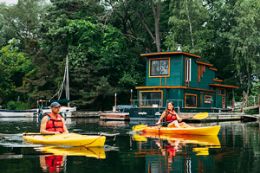 learn to kayak Toronto Islands