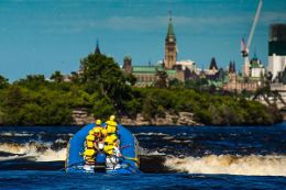 rafting near Ottawa Parliament Buildings
