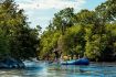 rafting between island on Ottawa City Rafting tour