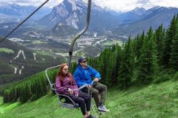 Ride 7000 ft up Mt.Norquay, Banff Sightseeing Chairlift