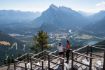 Banff Sightseeing Chairlift view from top Mt. Norquay