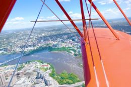 Fly in a biplane over Ottawa for a unique Ottawa sightseeing experience.