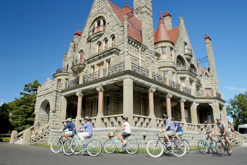 Victoria Tour by Bike, Vancouver Island Sightseeing, Craig Darroch Castle