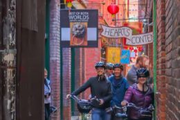 Explore Victoria BC's Chinatown on a guided bike tour