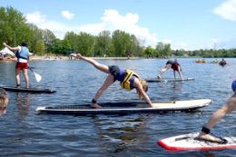 Stand Up Paddleboarding Yoga Gatineau Quebec