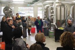 tour of victoria BC breweries, brewing area