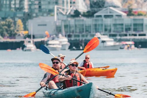 Learn to Kayak, Vancouver, Granville Island