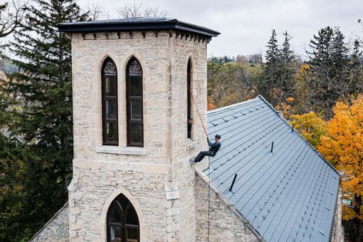 urban rappelling experience Elora Ontario