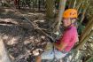 Cliff Rappelling experience gift,  Elora Ontario, man descending