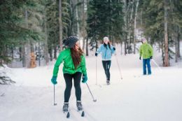 Learn to cross-country ski, Kananaskis, Alberta near Calgary