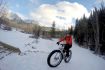 Kananaskis winter tour guided Fat Bike tour.