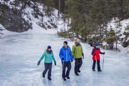 Grotto Canyon Icewalk, banff winter activities