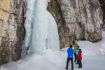 Grotto Canyon Icewalk, Banff winter fun