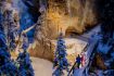 Johnston Canyon Icewalk, Evening Tour, frozen waterfalls