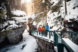 Johnston Canyon Icewalk Banff Winter Tour