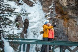 Fun things to do in Banff in winter - Johnston Canyon Icewalk