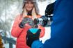 Banff winter tour Johnston Canyon Icewalk hot chocolate