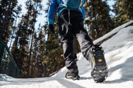 cleats on boots for Johnston Canyon Icewalk