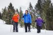 Snowshoeing Tour to Paint Pots banff winter activity