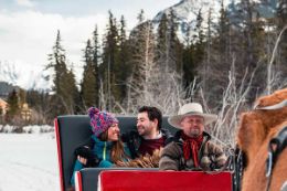 Private Banff Sleigh Ride winter date night