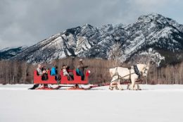 things to do in Banff winter Sleigh Ride winter